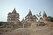 Orchha - Royal Chattris (cenotaphs)